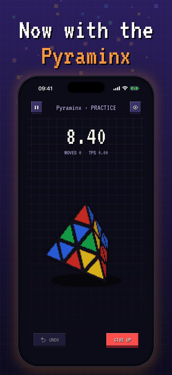 Rupik Pyraminx being solved