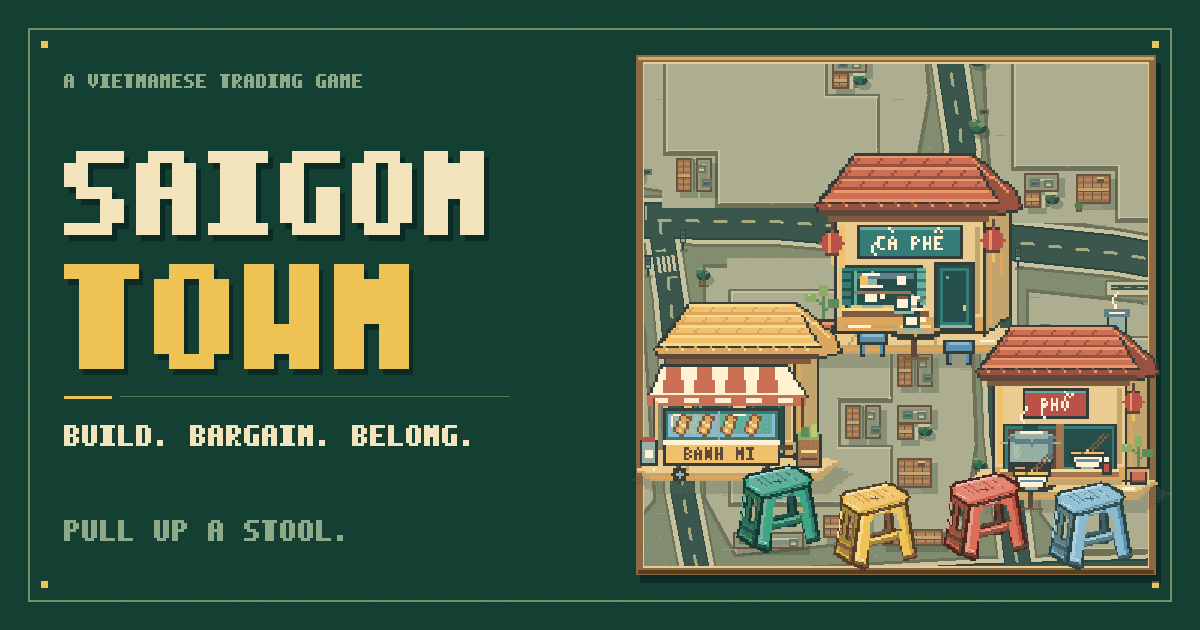 Saigon Town: Vietnamese storefronts, colorful plastic stools, and a neighborhood ready for business